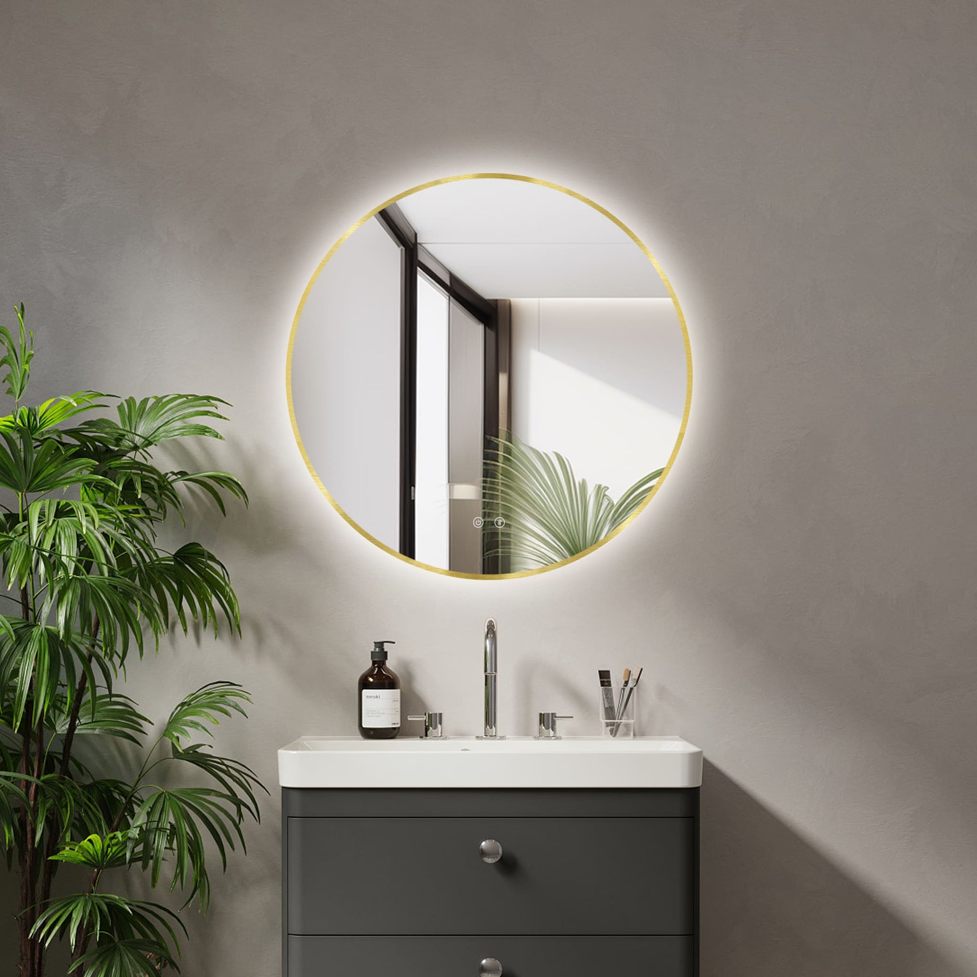 LED veidrodis Ares Gold