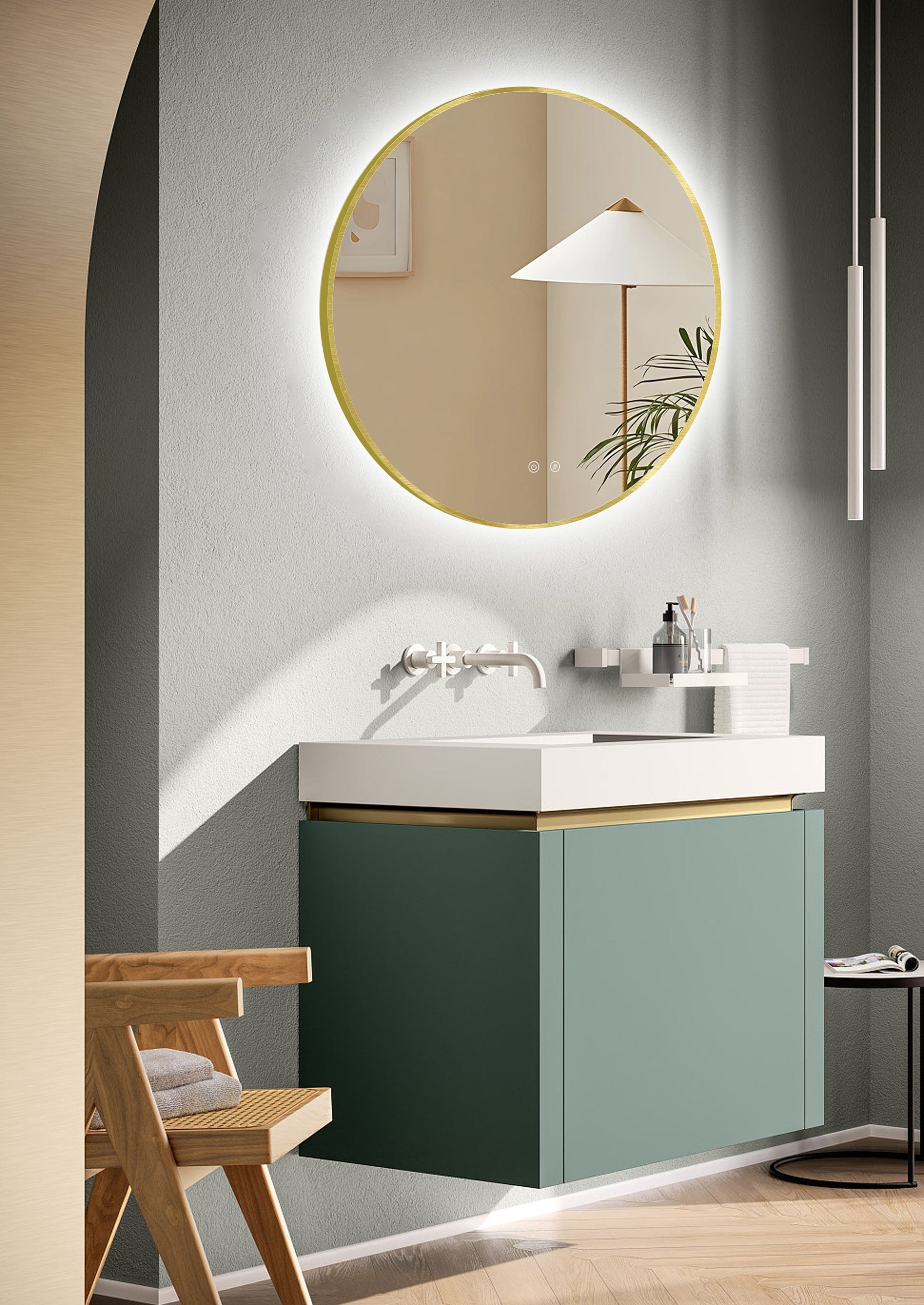 LED veidrodis Ares Gold