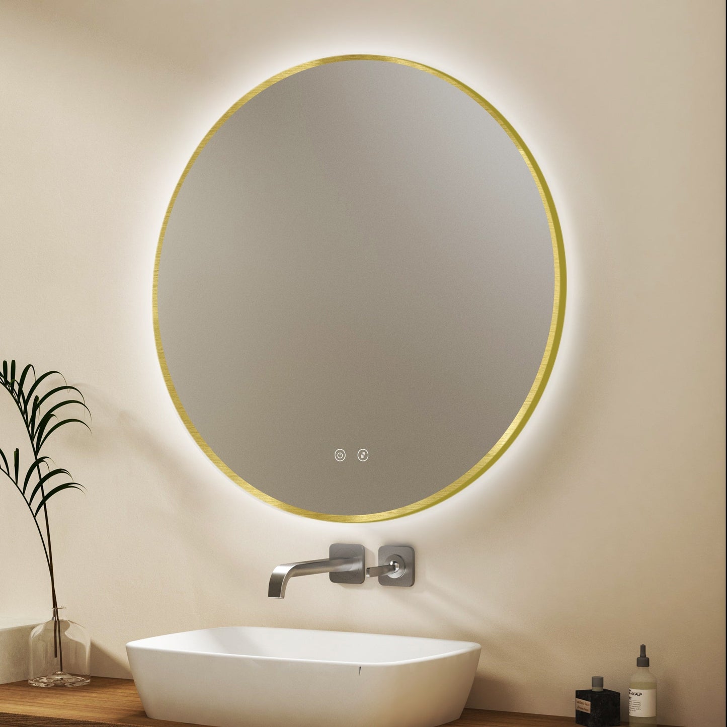 LED veidrodis Ares Gold