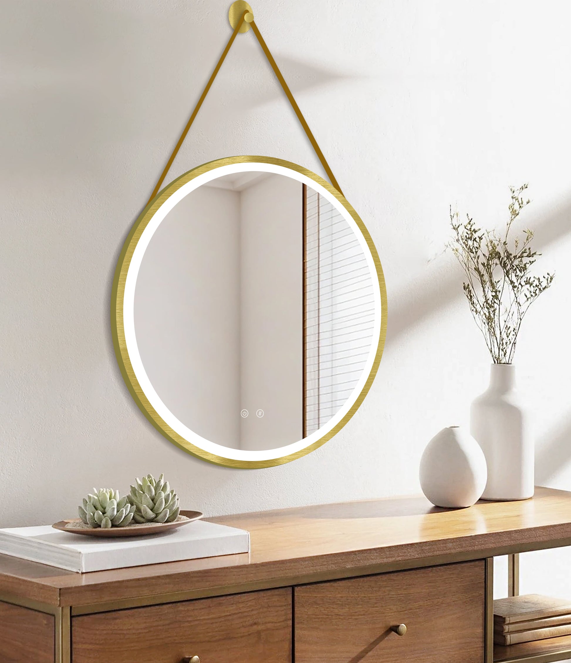 LED veidrodis Olympus Gold
